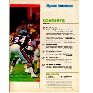 Sports illustrated 1985 Steelers
